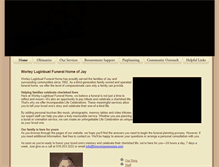 Tablet Screenshot of jayfuneralhome.com